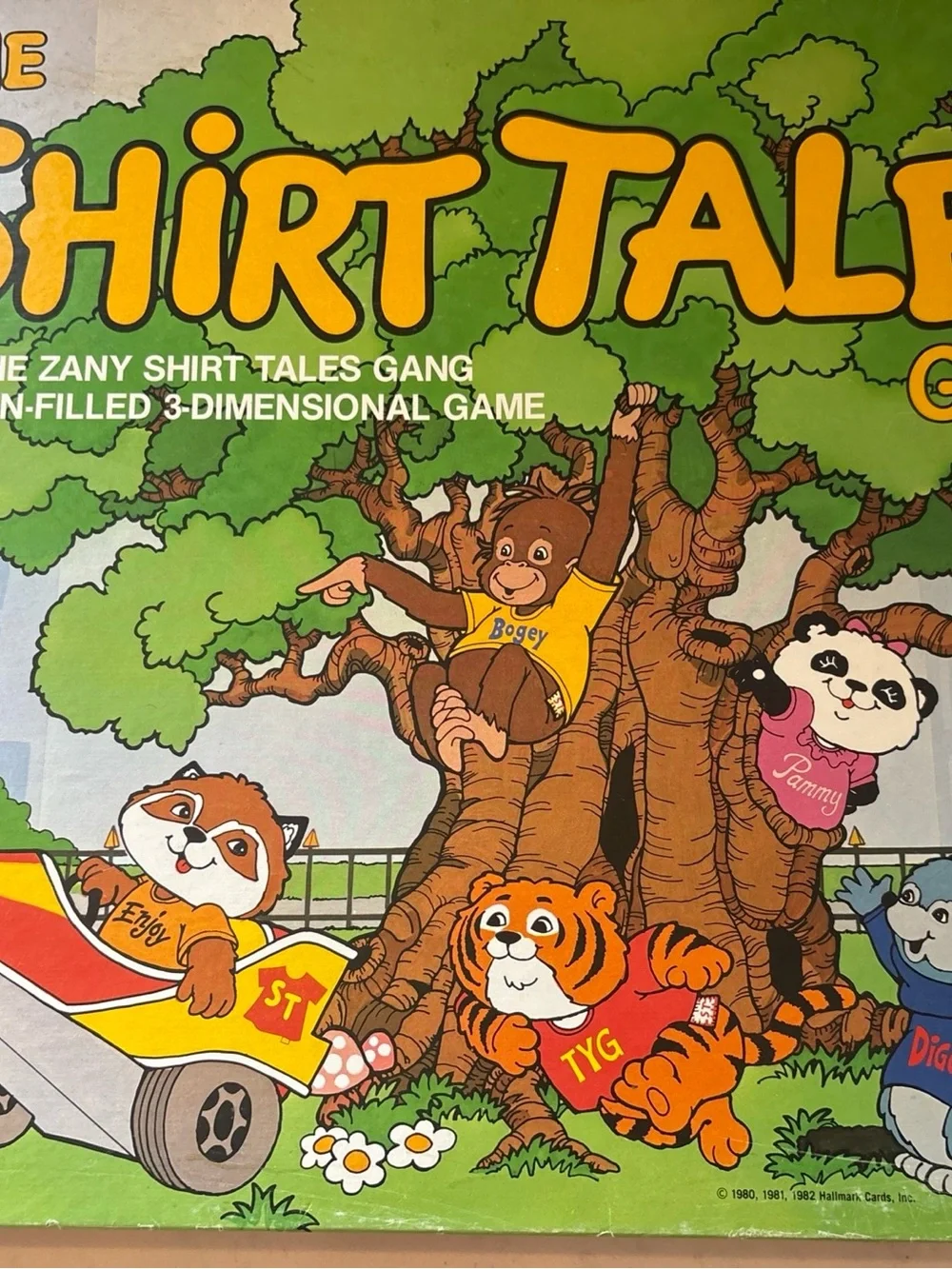 Milton Bradley TV Show Vintage 1983 The Shirt Tales Game